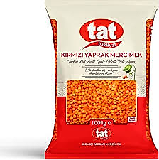 Tat 1 kg kırmızı mercimek yaprak