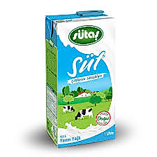 Sütaş 1 lt süt yarım yağlı