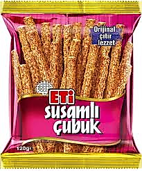 Eti susamlı çubuk kraker 120 gr