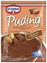 Dr. Oetker Puding Çikolata Bademli