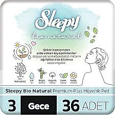 Sleepy bio naturel mega uzun 36 lı