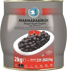 Marmarabirlik Yağlı Salamura Zeytin Teneke 2 KG