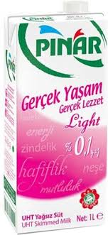 Pınar 1 lt süt light