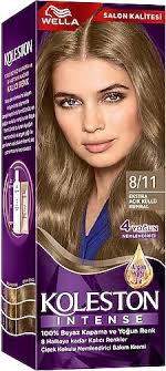 Koleston intense 8/11 ekstra açık küllü kumral