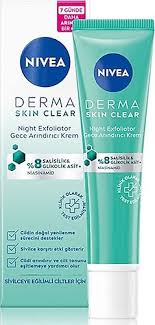 Nivea derma skin clear 40 ml gece arındırıcı krem