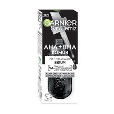 Garnier aha+bha cilt kusurları karşıtı siyah serum