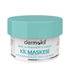 Dermokil kil maskesi 50 ml akne ve siyah nokta karşıtı